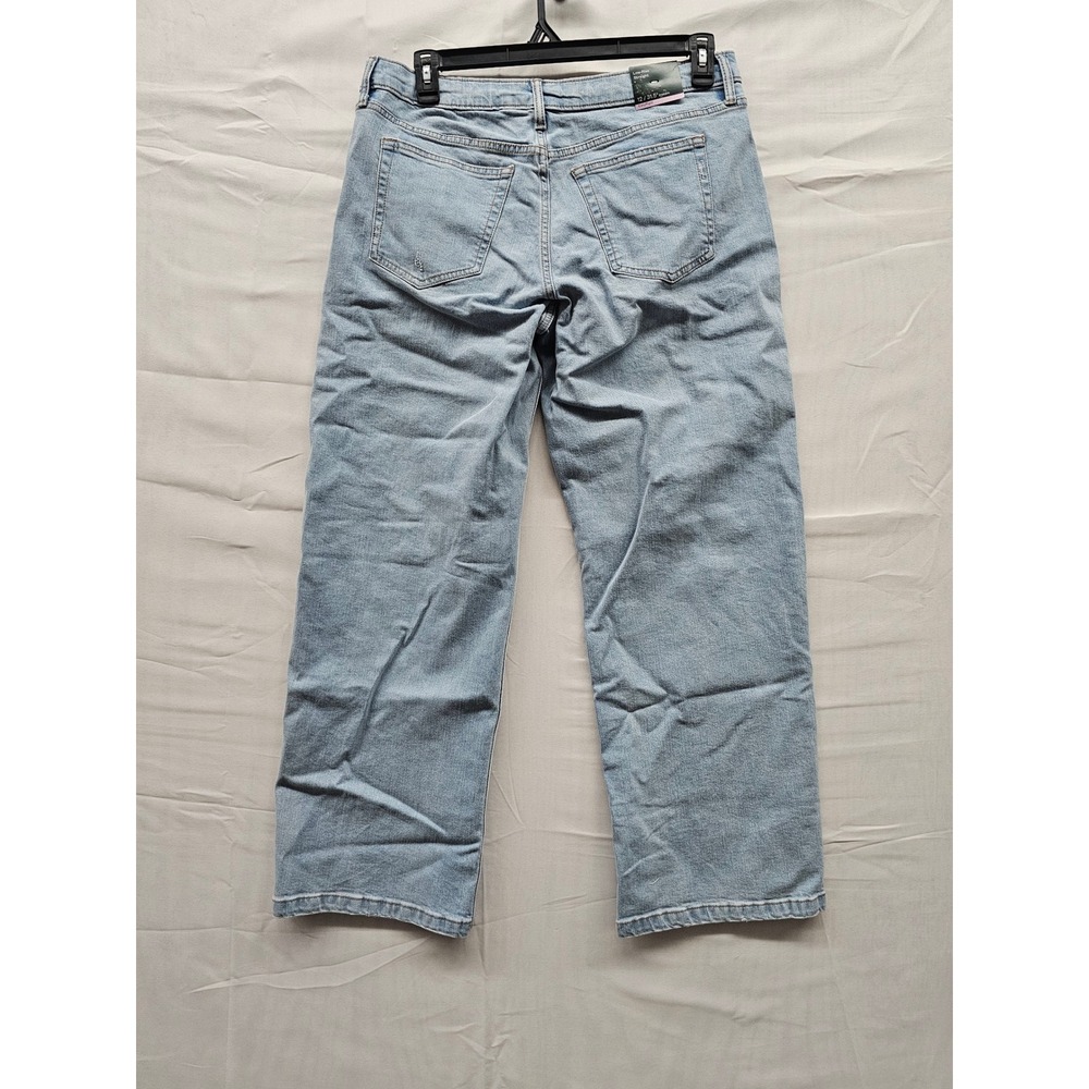 Wild Fable Womens Low-Rise Straight Leg Jeans Light Wash EasyRigid Blue Size 12 - Picture 2 of 10